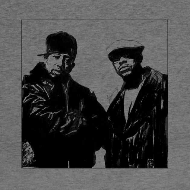 Gang Starr (DJ Premier, Guru) by Jack Browning